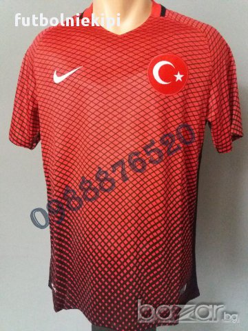 ПРОМО Турция домакинска червена тениска 2016/18, снимка 2 - Спортни дрехи, екипи - 14523644