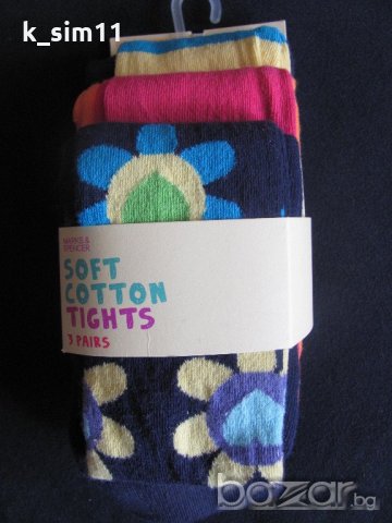 Marks & Spencer нови красиви чорапогащници за 2-3 г, снимка 3 - Чорапи - 19440704