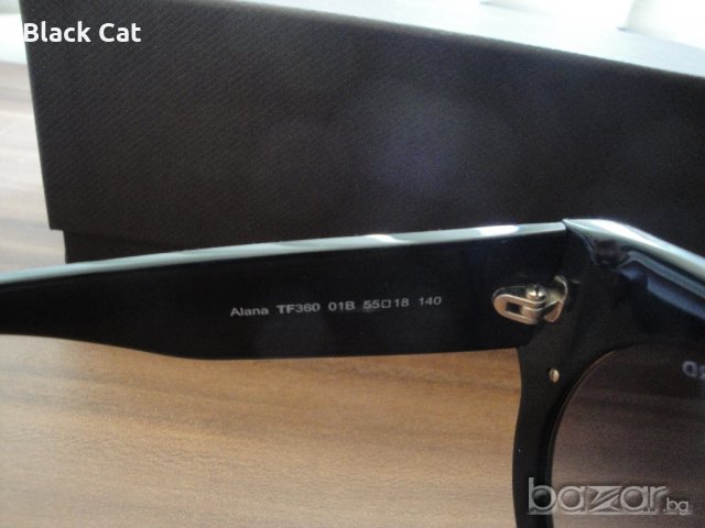 "TOM FORD ALANA" – нови оригинални маркови черни дамски слънчеви очила, снимка 6 - Слънчеви и диоптрични очила - 21165713