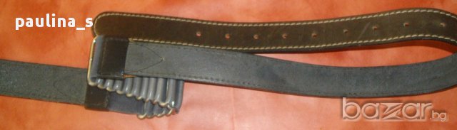 Асиметричен колан за дънки / унисекс / genuine leather , снимка 6 - Колани - 15381222