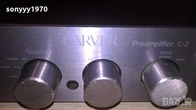 USA-carver c-2 preamplifier-made in u.s.a.120volts-внос швеицария, снимка 5 - Ресийвъри, усилватели, смесителни пултове - 22535095