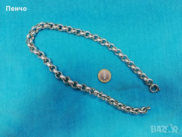 Чисто нов почистен излъскан запазен сребърен ланец с печат 925 масивен синджир 113 грама сребро, снимка 8 - Колиета, медальони, синджири - 21994081
