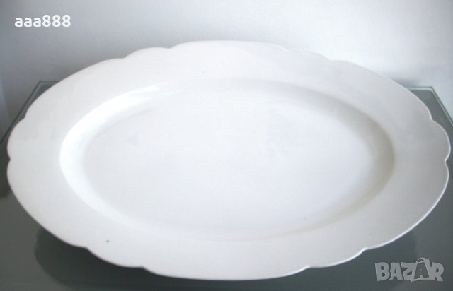 Голяма чиния плато порцелан, снимка 4 - Чинии - 23616222