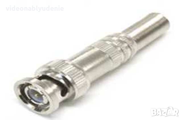 BNC мъжки конектор за крипване за кабел RG59
