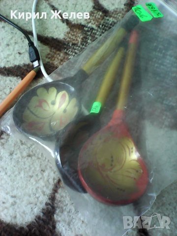 Дървени лъжици 49 , снимка 13 - Антикварни и старинни предмети - 24042492