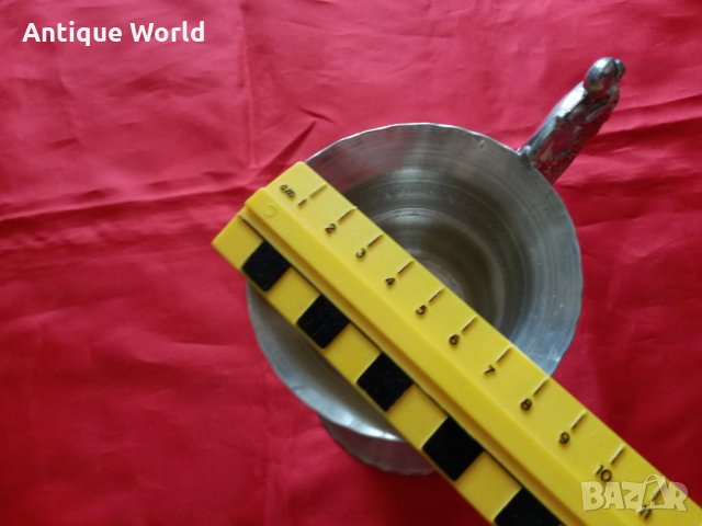 Рядък Красив Стар Свещник тип Бокал, снимка 4 - Антикварни и старинни предмети - 23556632