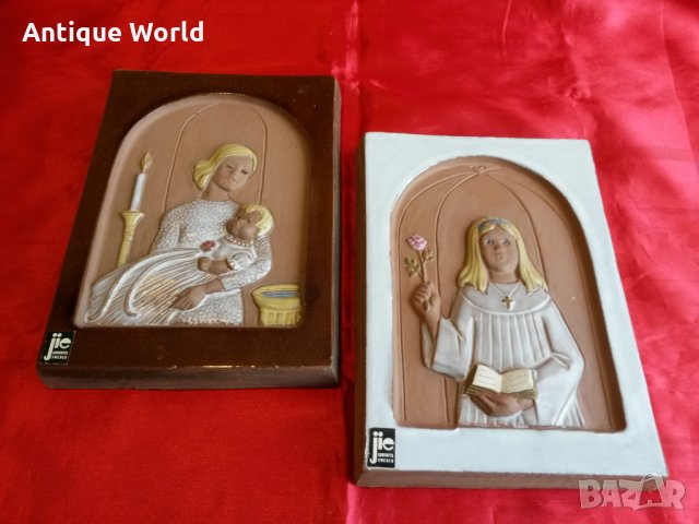 Лот АВТОРСКИ Керамични Картини Уникат! Jie Gantofta SWEDEN