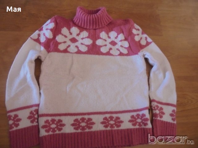 Красив дамски пуловер , снимка 1 - Блузи с дълъг ръкав и пуловери - 19846316