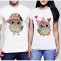 Tениски за влюбени - COOL OWL, снимка 1 - Тениски - 23197801