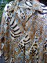 Сатенена риза  леопардов принт