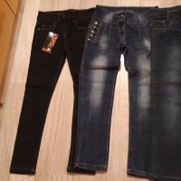Намалени дънки за момиче - размер 134/140 , снимка 2 - Детски панталони и дънки - 22462122
