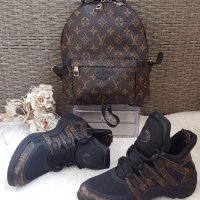 Дамски спортни обувки и чанта louis vuitton код453, снимка 1 - Дамски ежедневни обувки - 25042964