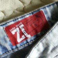 Zara jeans фабрично накъсани, снимка 5 - Дънки - 20516459