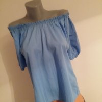 Дамска блуза с паднали рамене, снимка 1 - Блузи с дълъг ръкав и пуловери - 24575798