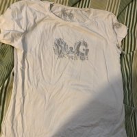 Dolce and gabbana Дамска бяла тениска, снимка 1 - Тениски - 24845303