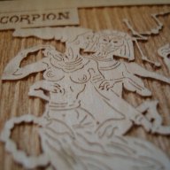 дърворезба зодия Скорпион, снимка 3 - Подаръци за рожден ден - 17776249