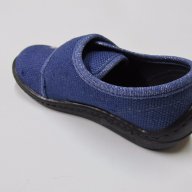 Български пантофи в синьо, снимка 4 - Бебешки обувки - 17615789