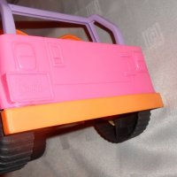 Розово - оранжев джип неон Barbie Mattel 2008 г , снимка 5 - Кукли - 23111282