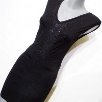 GUESS Black Dress Дамска Черна Еластична Рокля Размер XS/S, снимка 6 - Рокли - 21109970