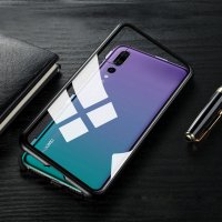 360 Алуминиев магнитен бъмпер кейс HUAWEI P20, P20 Lite, HONOR 10, снимка 1 - Калъфи, кейсове - 22618490