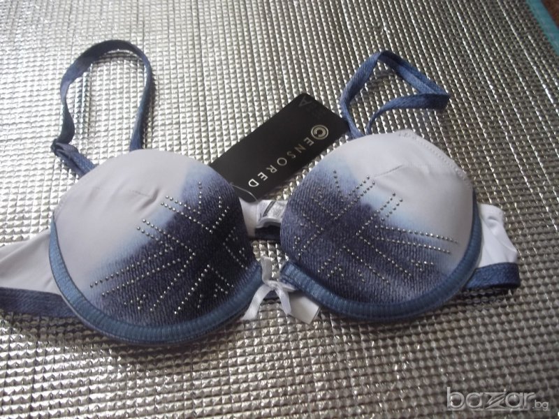 Сутиен имитация на дънков - 5,90лв., снимка 1
