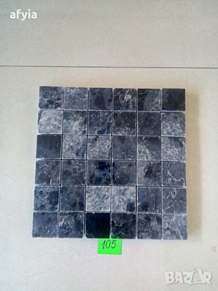 Мозайки от черен мрамор, снимка 1