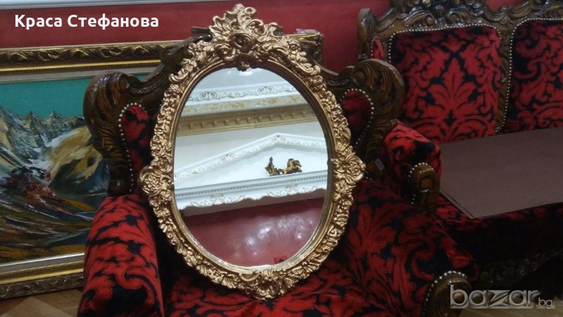бароково огледало с красива рамка, снимка 1