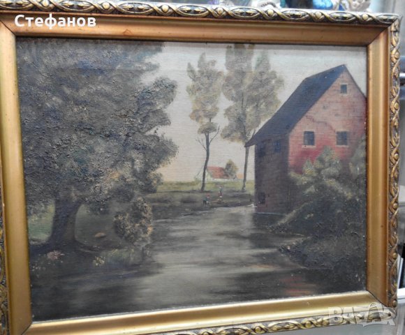 Стара картина масло, снимка 1