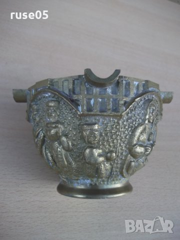 Пепелник бронзов - 544 гр., снимка 7 - Други ценни предмети - 24395860