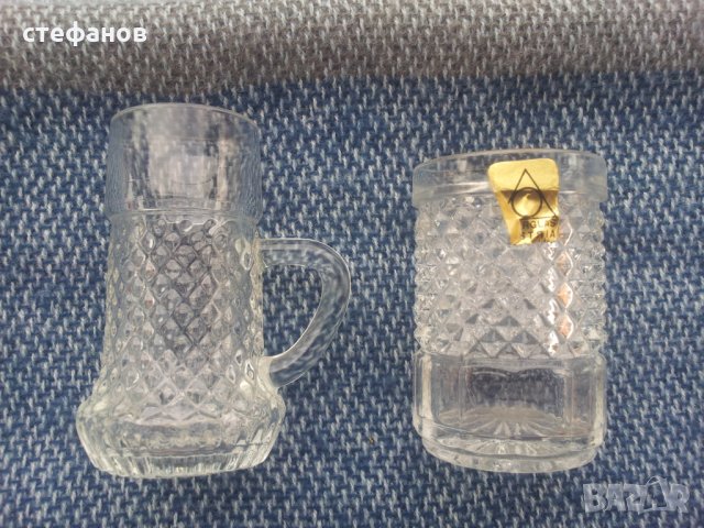 Стъклени чашки концентрат на OBERGLAS AUSTRIA два комплекта по 6 бр , снимка 4 - Чаши - 24116488