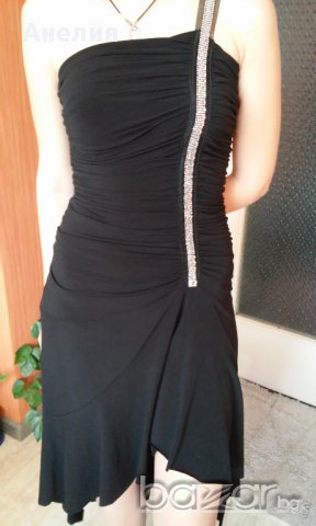 Стилна черна дълга дамска рокля, снимка 5 - Рокли - 16685863