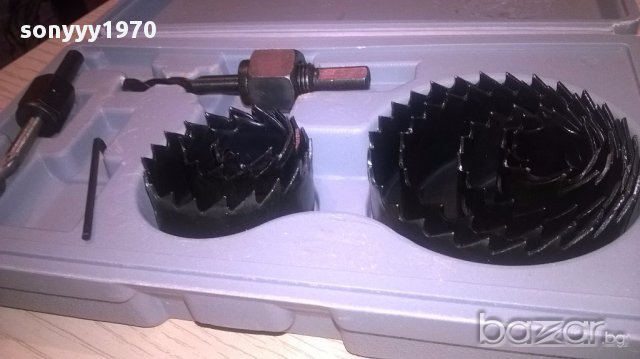 Комплект за отвори-бургии/фрези-нов от 11 части, снимка 10 - Други инструменти - 14920058