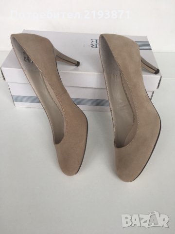 Нови естествена кожа набук обувки Pier One номер 37, снимка 3 - Дамски елегантни обувки - 24652919