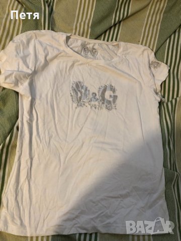Dolce and gabbana Дамска бяла тениска, снимка 1 - Тениски - 24845303