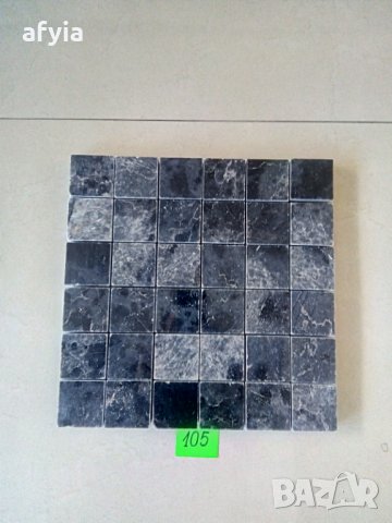 Мозайки от черен мрамор, снимка 2 - Строителни материали - 22868093