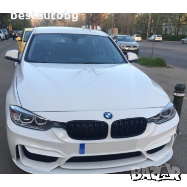 БЪБРЕЦИ/РЕШЕТКИ ЗА BMW F30 седан F31 комби ЧЕРЕН ГЛАНЦ ДВОЙНИ - БЕЗПЛАТНА ДОСТАВКА с ЕКОНТ!!!, снимка 4 - Аксесоари и консумативи - 21773773