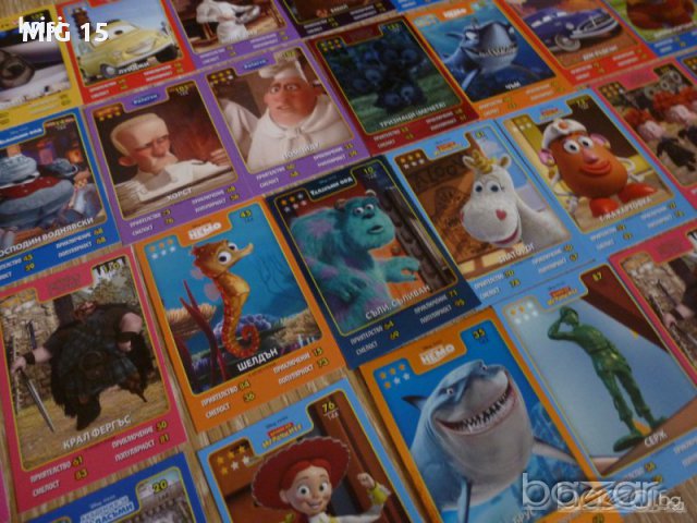 Продавам картички Звездите на Дисни Пиксар, снимка 1