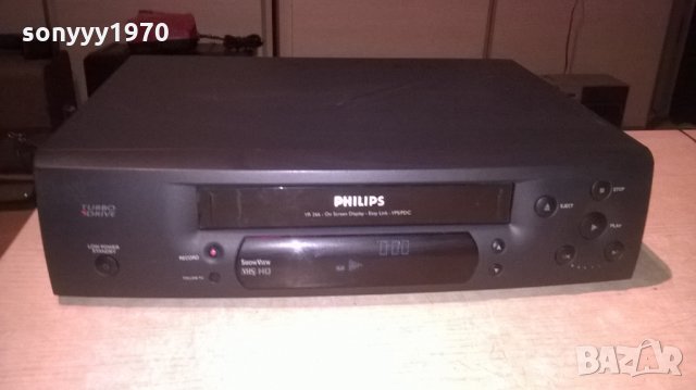 philips vr266/02 video vhs-made in austria, снимка 4 - Плейъри, домашно кино, прожектори - 25510936