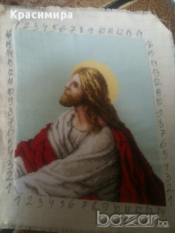 Гоблен"Свята молитва", снимка 2 - Гоблени - 11440638