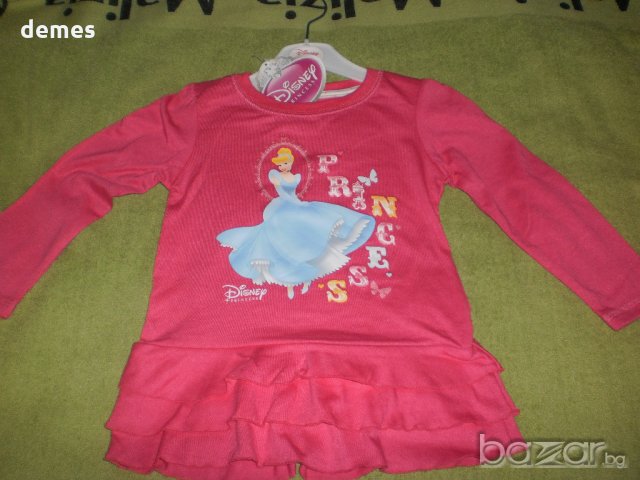     Детска рокля с дълъг ръкав Disney с Принцесите за 18-24 месеца, нова
