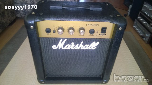 marshall-g10mk2-kube за ел.китара-нов внос англия, снимка 3 - Ресийвъри, усилватели, смесителни пултове - 9232310