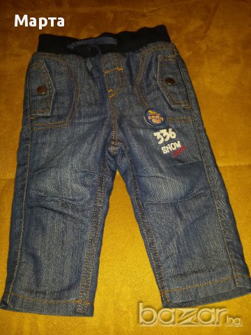 Зимни бебешки ватирани джинси LC Waikiki