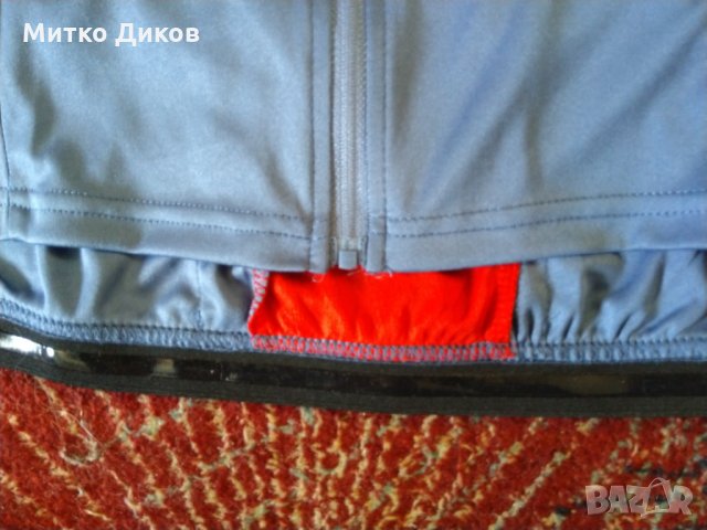 Колездачна тениска Crane със силиконов грип и светлотразителна лента цял цип размер М, снимка 3 - Велосипеди - 25749164