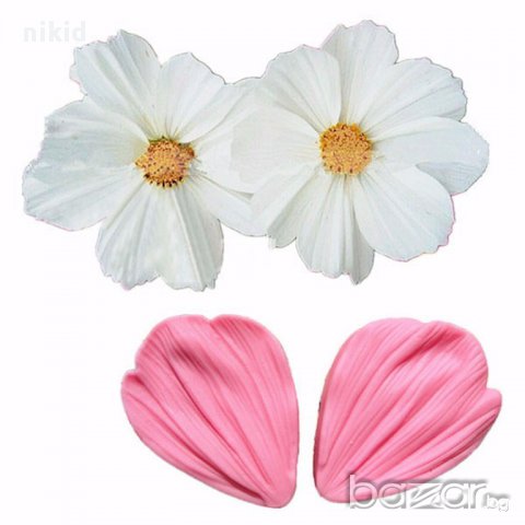 вейнър вайнър 2 части за листо листа цвете силиконов молд украса декор фондан торта, снимка 2 - Форми - 16014893