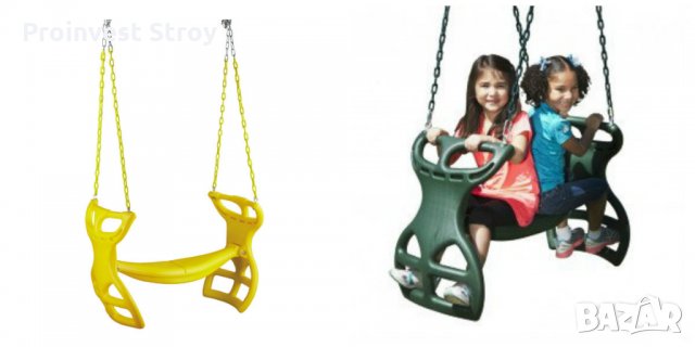 Седалка за люлка двойна ПВЦ АС2017 98*38*62.5 см., снимка 3 - Други - 25077422