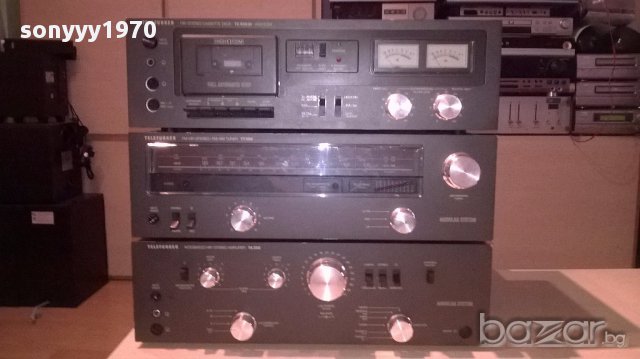 telefunken-tuner+deck+amplifier-ретро комплект-внос швеицария, снимка 13 - Ресийвъри, усилватели, смесителни пултове - 17998705