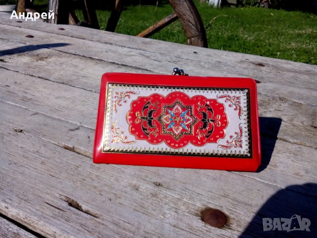 Старо дамско портмоне #5, снимка 2 - Антикварни и старинни предмети - 26000431