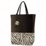Нова дамска чанта ROBERTO CAVALLI Dark brown Tiger Print оригинал, снимка 1