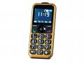 Мобилен телефон за възрастни TV Unser Original 09350 'Deluxe' DS , SOS бутон, Златен, снимка 1