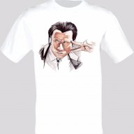 Криминале Pulp Fiction Vincent Vega John Travolta Тениска Мъжка/Дамска S до 2XL, снимка 1 - Тениски - 14568453